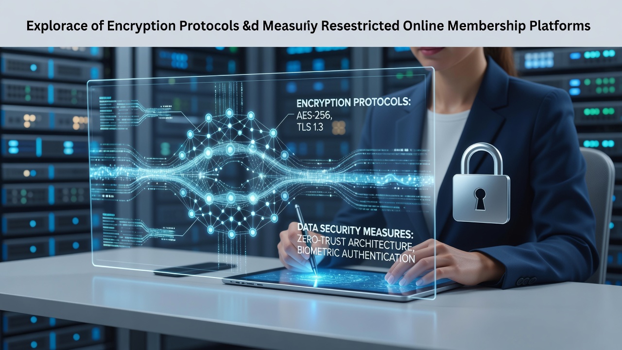 Exploring Encryption Protocols and Data Security Measures in Restricted Online Membership Platforms