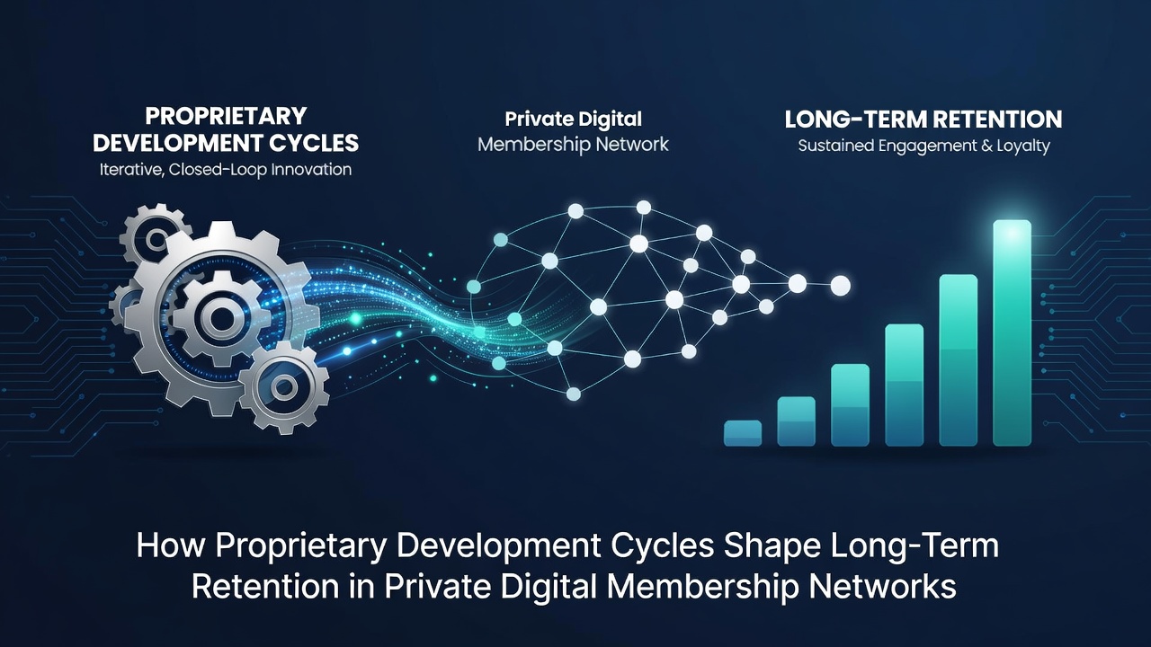 How Proprietary Development Cycles Shape Long-Term Retention in Private Digital Membership Networks
